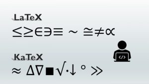 Challenges in writing Math for the web – using LaTeX and KaTeX